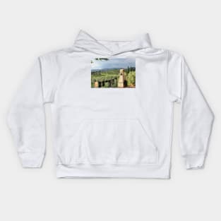 Washing Day in Tuscany Kids Hoodie